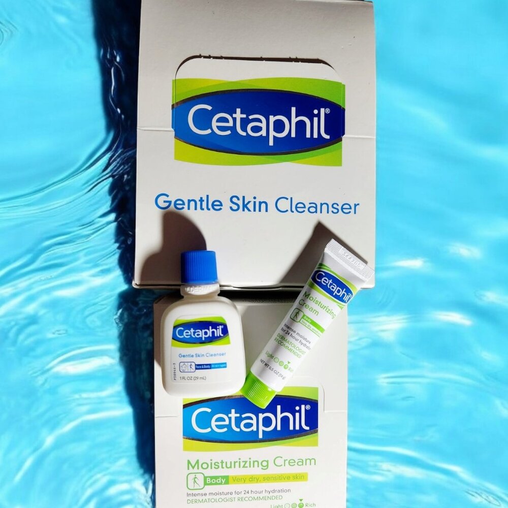 Cetaphil Bundle 15 x Skin Cleanser & 10 x Moisturizing Cream Travel Minis